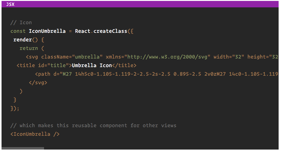 Code sample from CSS Tricks block