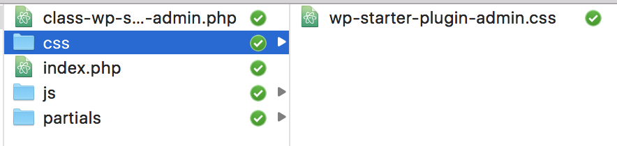 WordPress Plugin Boilerplate Admin CSS Folder